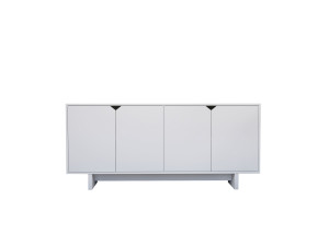Holzbuffet "Doruk" - 180 x 40 x 81 cm - Weiß