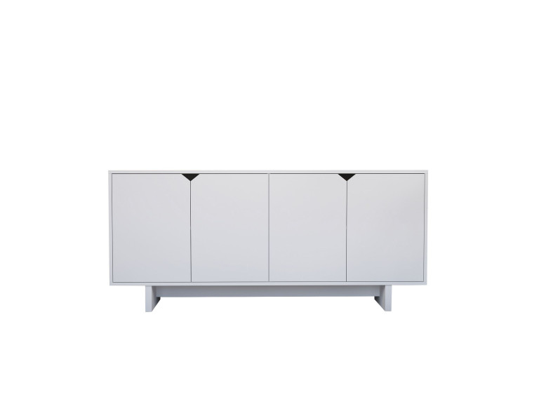 Holzbuffet "Doruk" - 180 x 40 x 81 cm - Weiß
