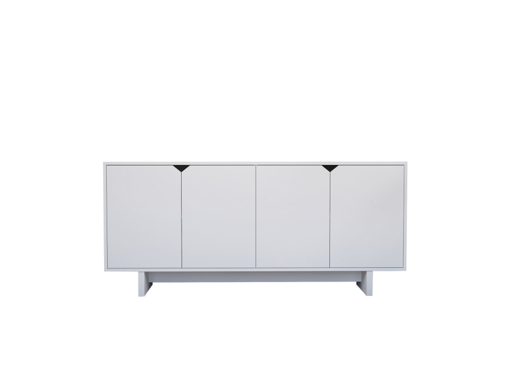 Holzbuffet "Doruk" - 180 x 40 x 81 cm - Weiß