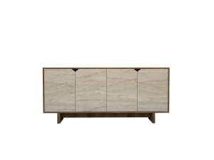 Holzsideboard „Istemi“ – 180 x 40 x 81 cm – Travertin