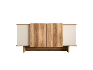 Anrichte aus Holz "Diana" - 180 x 40 x 81 cm - Beige