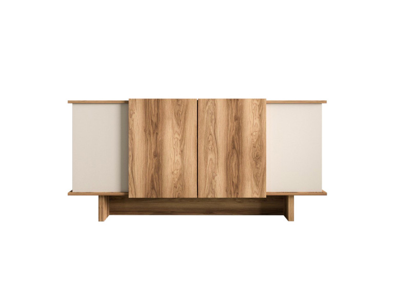 Anrichte aus Holz "Diana" - 180 x 40 x 81 cm - Beige