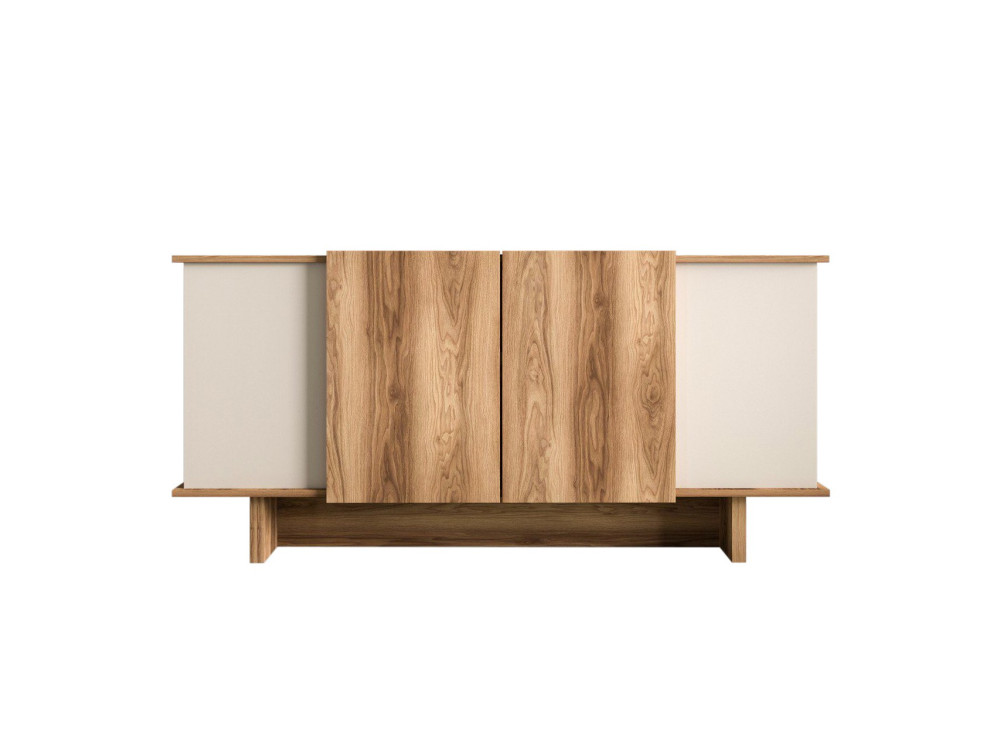 Anrichte aus Holz "Diana" - 180 x 40 x 81 cm - Beige