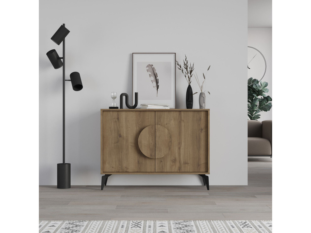 Holzbuffet "Gora" - 110 x 36 x 82 cm - Braun