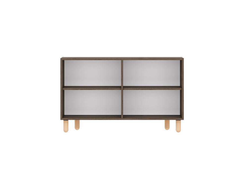 Holzbuffet "Rodney" - 120 x 30 x 74 cm - Braun