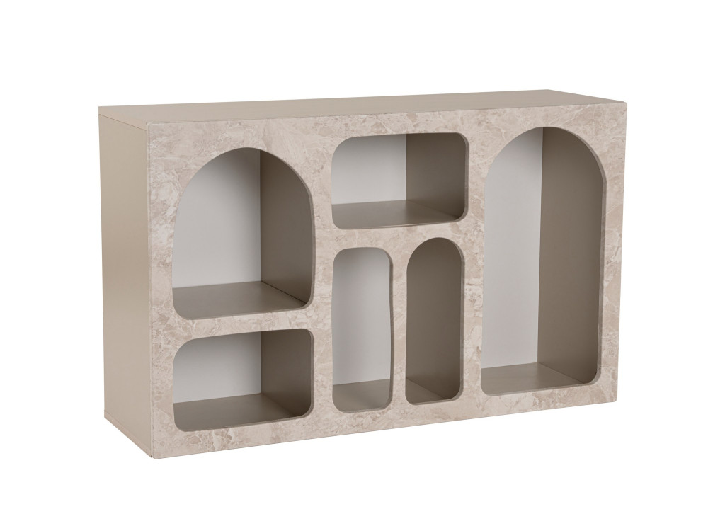 Anrichte aus Holz "Liva" - 120 x 37 x 74 cm - Travertin