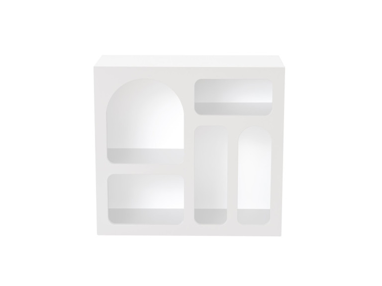Holzbuffet "Lessa" - 80 x 37 x 74 cm - Weiß
