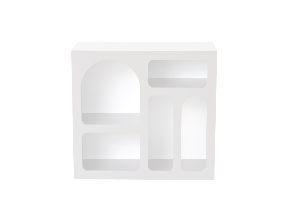 Holzbuffet "Lessa" - 80 x 37 x 74 cm - Weiß