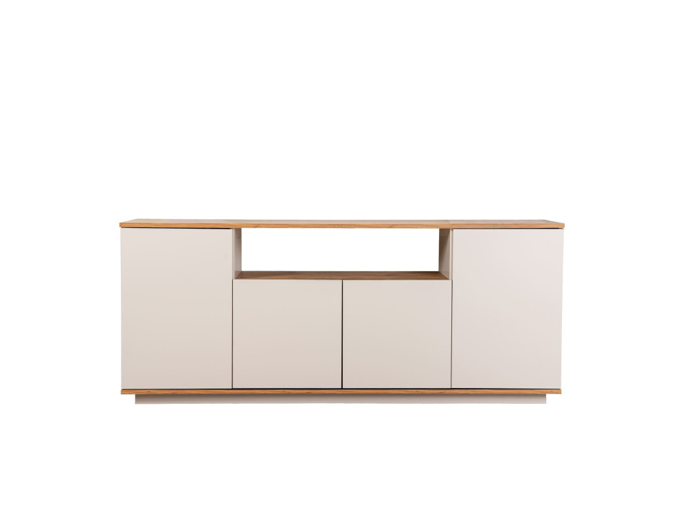 Holzbuffet "Arista" - 180 x 44 x 75 cm - Beige