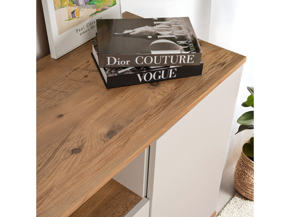 Holzbuffet "Arista" - 180 x 44 x 75 cm - Beige