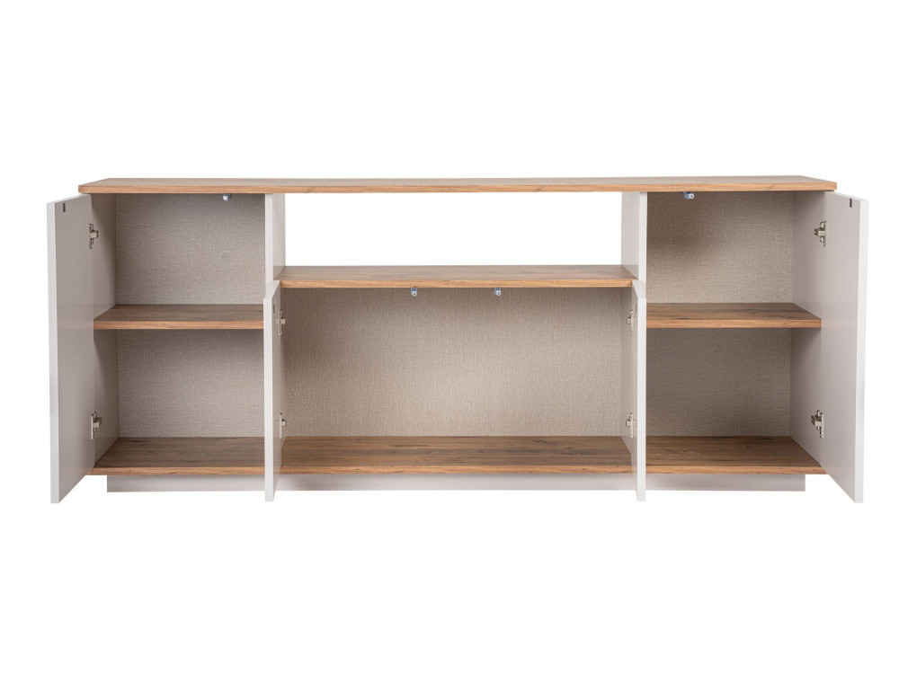 Holzbuffet "Arista" - 180 x 44 x 75 cm - Beige