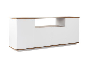 Holzbuffet "Arista" - 180 x 44 x 75 cm - Weiß