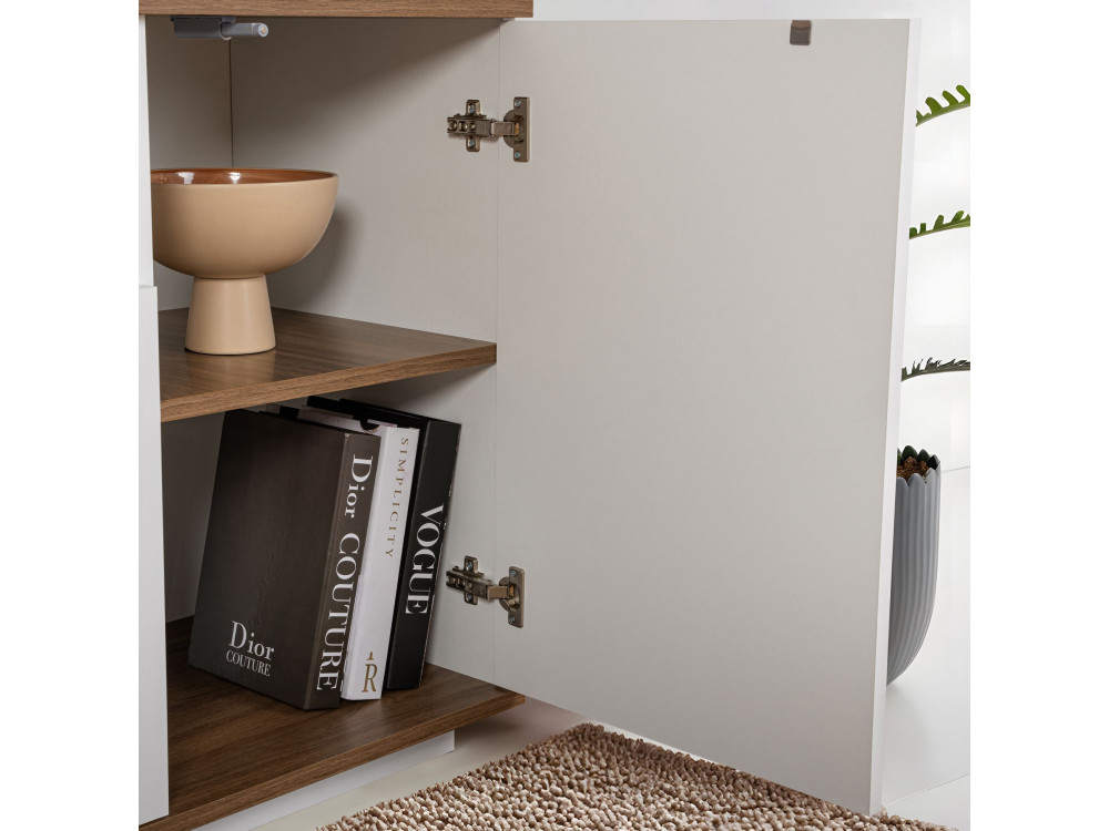 Holzbuffet "Arista" - 180 x 44 x 75 cm - Weiß