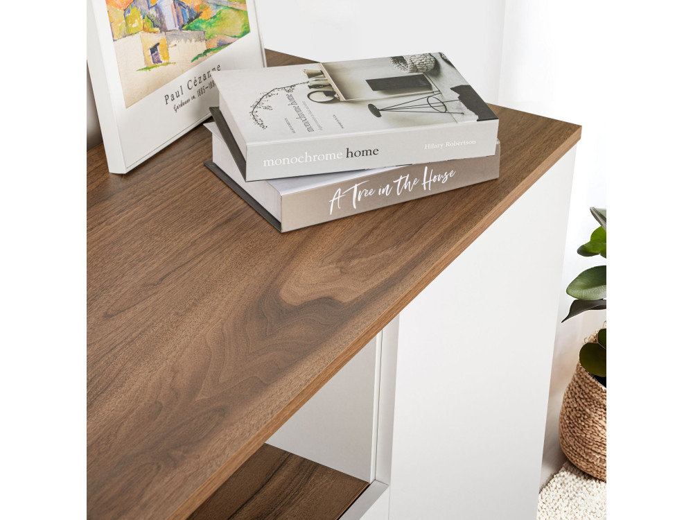 Holzbuffet "Arista" - 180 x 44 x 75 cm - Weiß