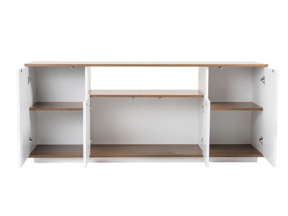 Holzbuffet "Arista" - 180 x 44 x 75 cm - Weiß