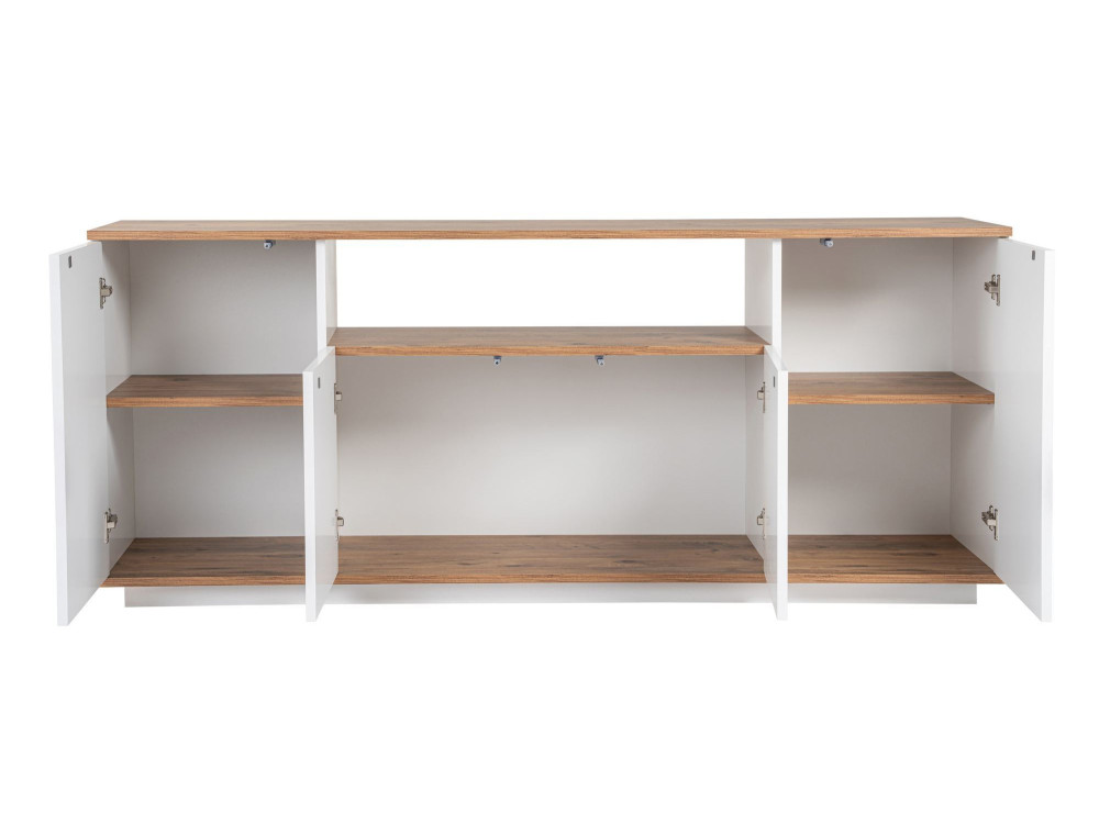 Holzbuffet "Arista" - 180 x 44 x 75 cm - Weiß
