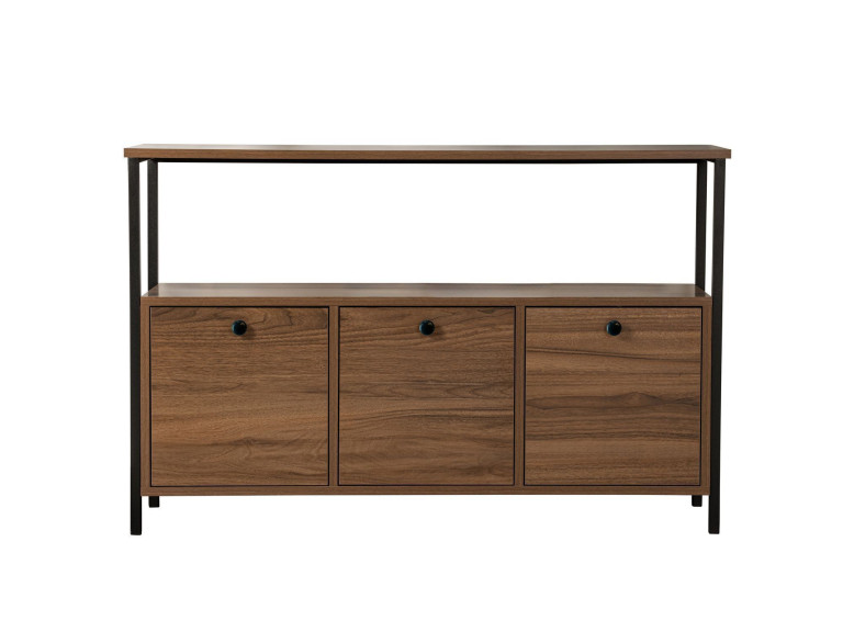 Holzbüffet "Solace" - 120 x 30 x 77 cm - Braun
