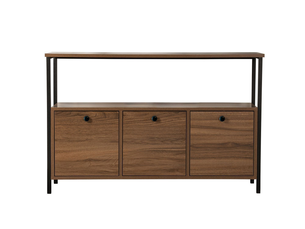 Holzbüffet "Solace" - 120 x 30 x 77 cm - Braun