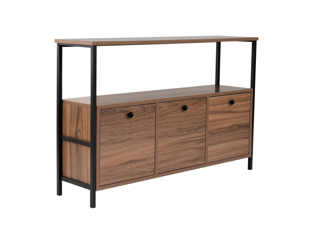 Holzbüffet "Solace" - 120 x 30 x 77 cm - Braun