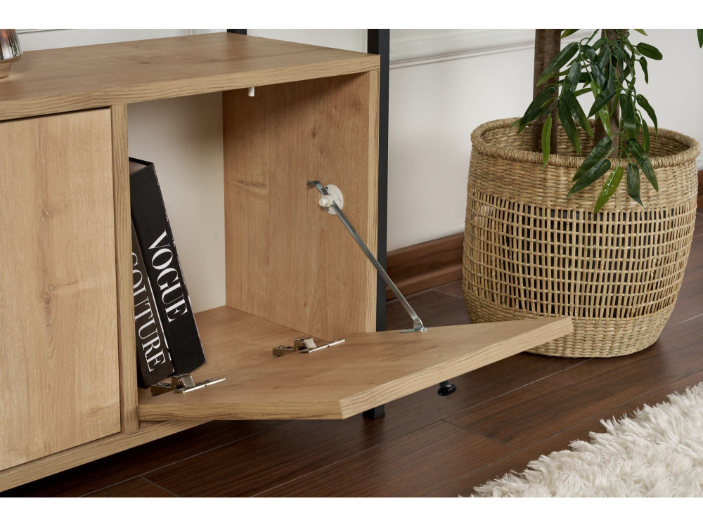 Holzanrichte "Solace" - 120 x 30 x 77 cm - Beige