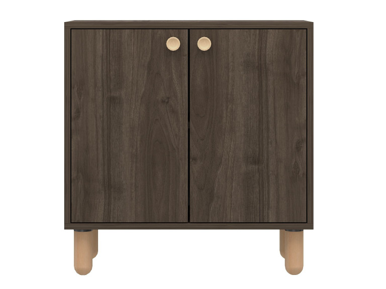 Holzbuffet "Lina" - 72 x 36 x 73 cm - Braun