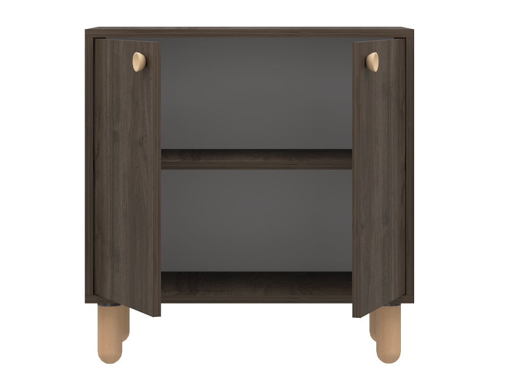 Holzbuffet "Lina" - 72 x 36 x 73 cm - Braun