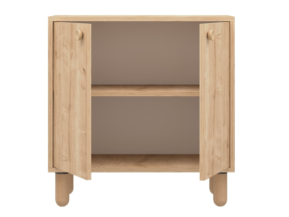 Anrichte aus Holz "Lina" - 72 x 36 x 73 cm - Beige