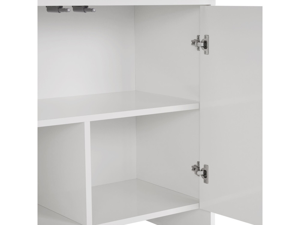 Holzanrichte "Arlen" - 180 x 45 x 80 cm - Weiß