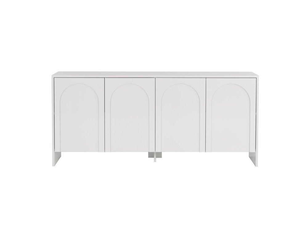 Holzanrichte "Arlen" - 180 x 45 x 80 cm - Weiß