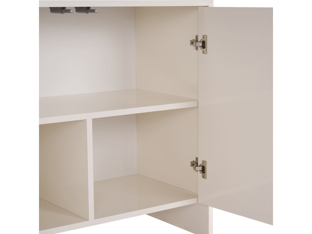 Anrichte aus Holz "Arlen" - 180 x 45 x 80 cm - Creme