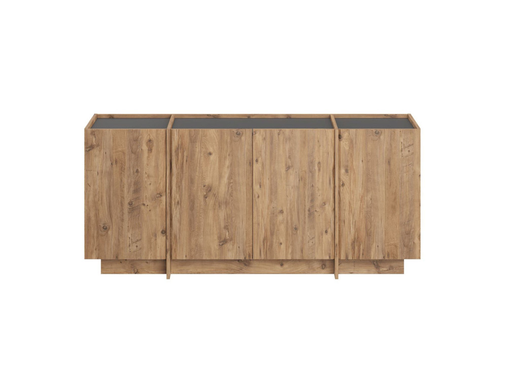 Holzanrichte "Dorma" - 180 x 45 x 80 cm - Atlantikkiefer / Anthrazit