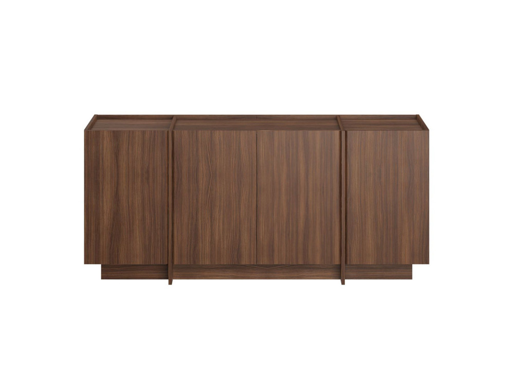 Anrichte aus Holz "Dorma" - 180 x 45 x 80 cm - Nussbaum Milano