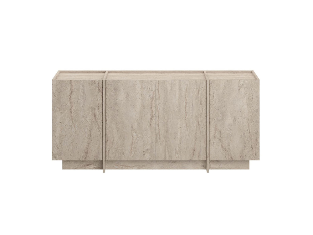 Anrichte aus Holz "Dorma" - 180 x 45 x 80 cm - Travertin