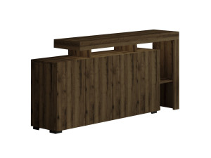 Holzanrichte "Beliz" - 170 x 35 x 80 cm - Nussbaum Antik