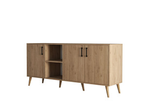 Holzanrichte "Exxen" - 180 x 45 x 80 cm - Braun