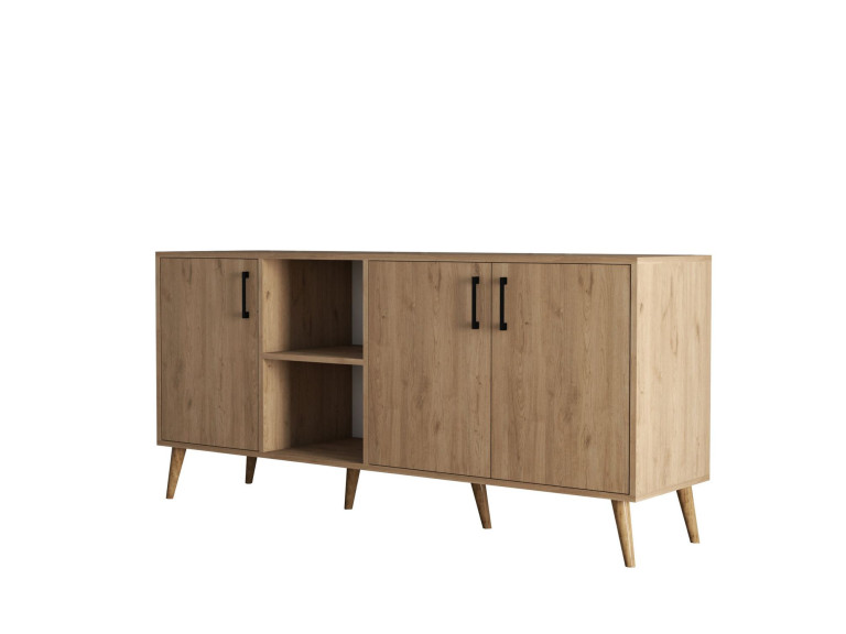 Holzanrichte "Exxen" - 180 x 45 x 80 cm - Braun