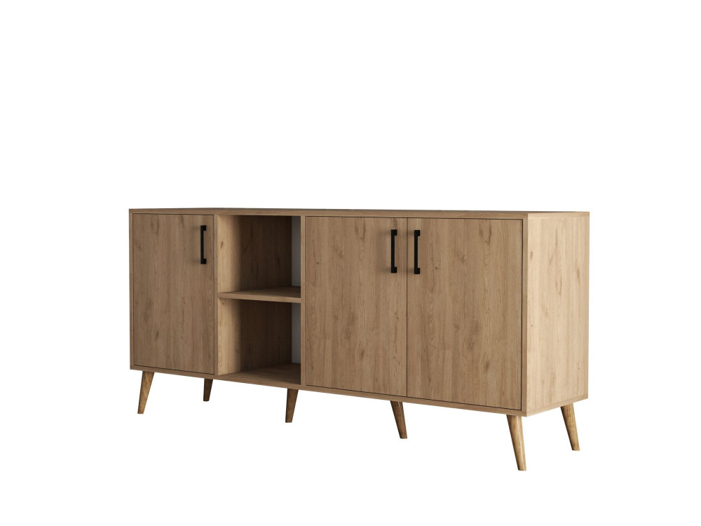 Holzanrichte "Exxen" - 180 x 45 x 80 cm - Braun
