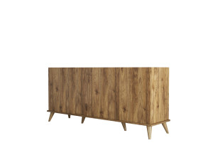 Holzanrichte "Elegante" - 180 x 45 x 80 cm - Braun