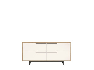 Anrichte aus Holz "ON3-SW" - 160 x 44 x 74 cm - Weiß