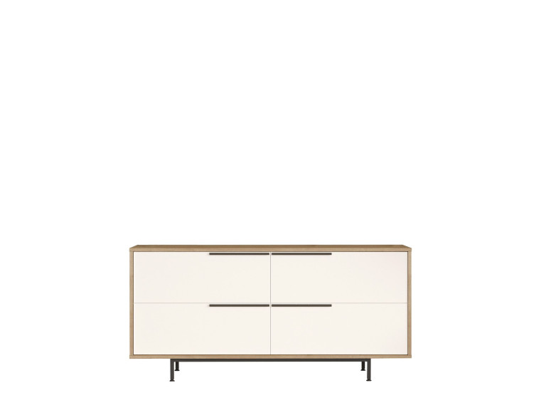 Anrichte aus Holz "ON3-SW" - 160 x 44 x 74 cm - Weiß