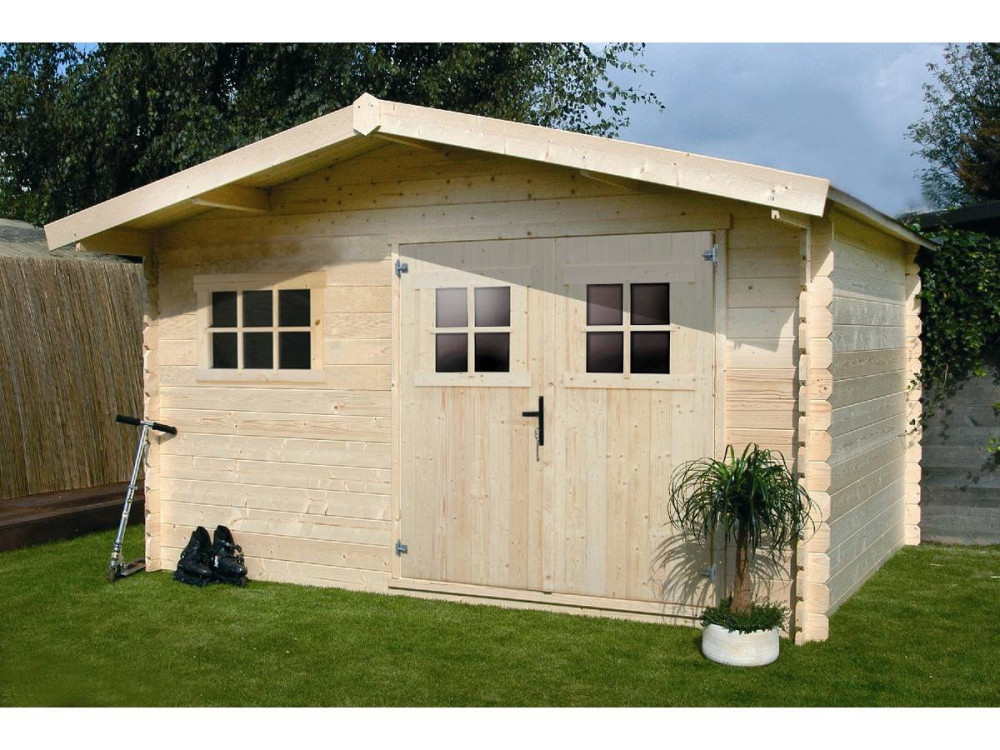 Gartenhaus aus Holz - 19,72 m² - 4.64 x 4.25 x 2,32 m - 28 mm