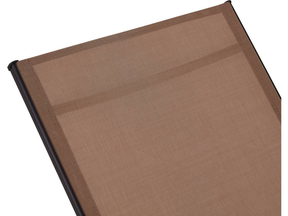 2er-Set Sonnenliegen aus Metall "Farniente - Taupe