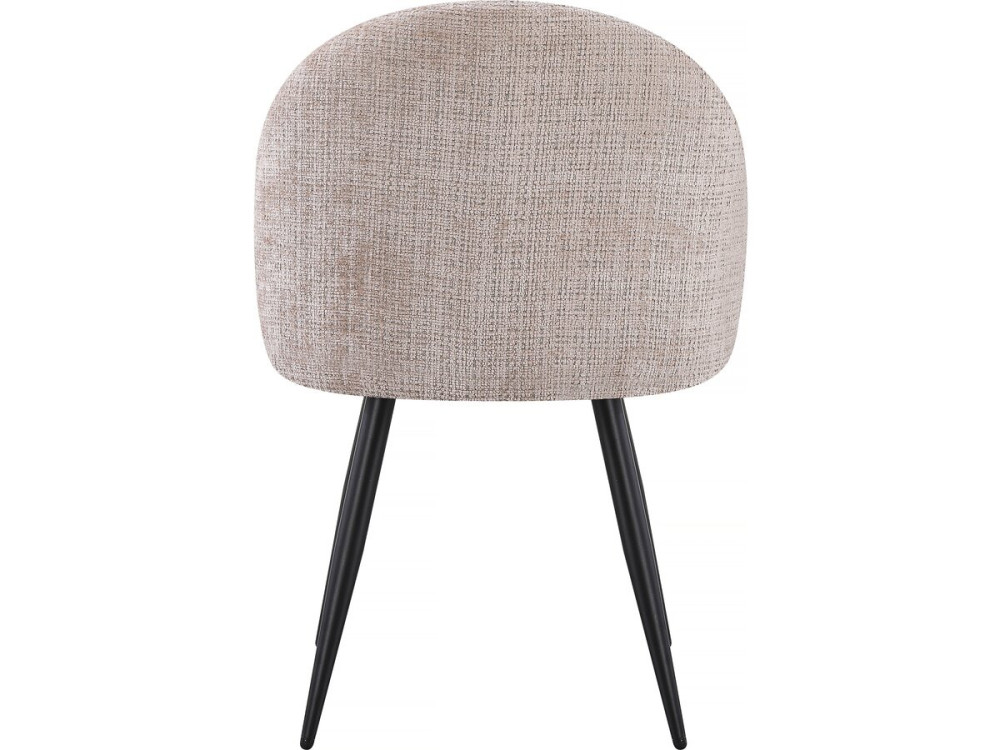 Set mit 2 Stoffstühlen „Samuel“ – 53 x 51 x 82 cm – Beige