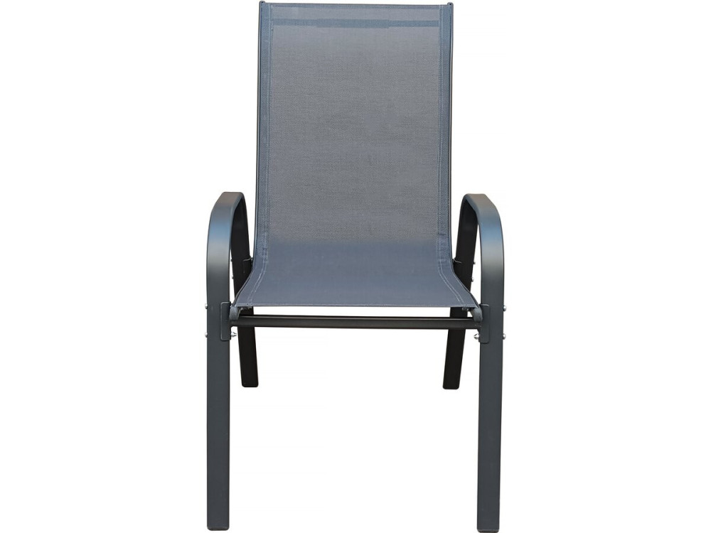 Gartensessel aus Textilene "Cordoba" - Phoenix - 2er-Set - Anthrazit