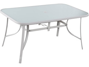 Gartentisch "Cordoba" - Phoenix - 6 Personen - Weiß