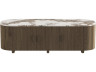 TV-Schrank mit Keramikplatte „Azya“ von Pandora – 160 x 45 x 45 cm – Braun