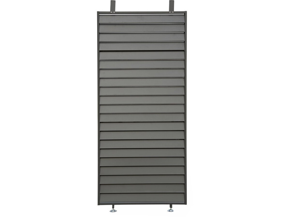 Bioklimatische Pergola mit 7 Aluminium-Lamellen „Windsor“ – 3 x 4 m – Grau