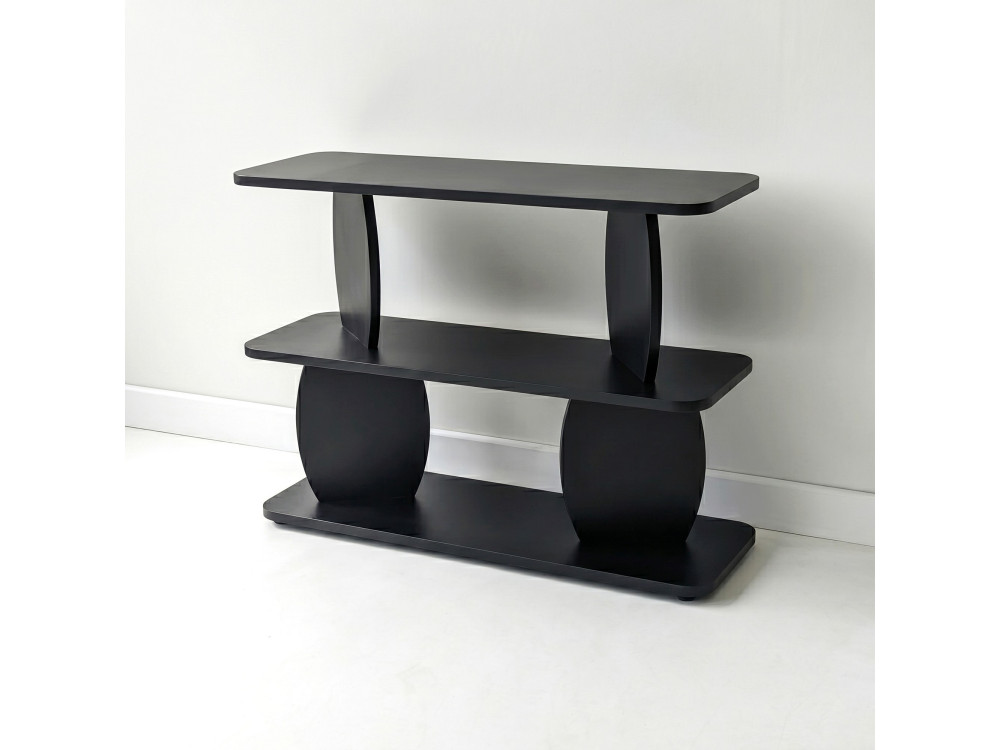 Beistelltisch aus Holz „Armonia“ – 90 x 30 x 70 cm – Schwarz
