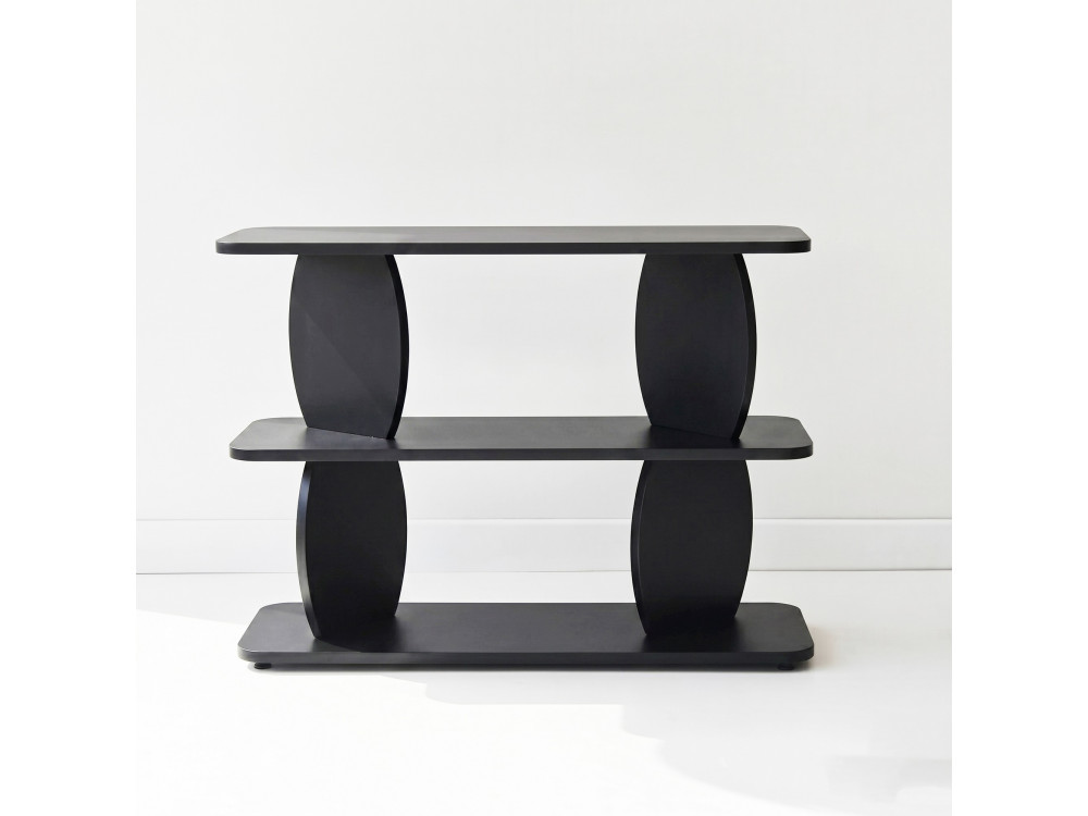 Beistelltisch aus Holz „Armonia“ – 90 x 30 x 70 cm – Schwarz
