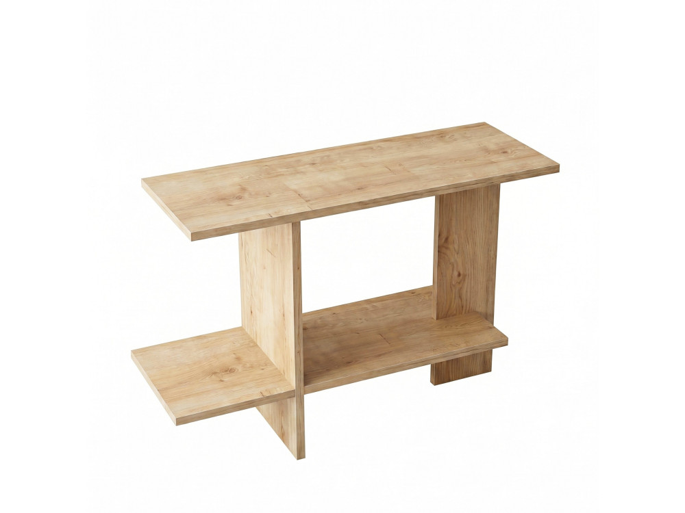 Beistelltisch aus Holz „Essenziale“ – 80 x 30 x 55 cm – Eiche Saphir